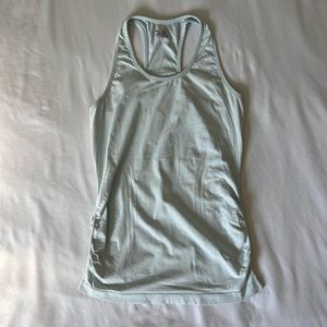 athleta light blue tank top